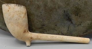 Antique 19th Century Clay Pipe GLASGOW A.  COGHILL 2