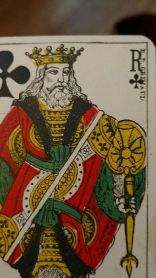Antique Playing Cards B.  P.  Grimaud,  Paris,  Early 1900s,  52,  1 Joker