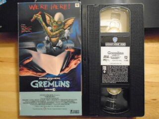 Rare Oop Gremlins Vhs Film 