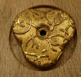3/4 " Wall Paper Whistle Metal Antique Button 26:23