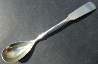 Fine & Rare Antique English Solid Silver Mustard Spoon; Birmingham 1795