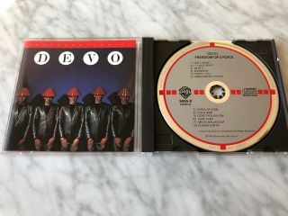Devo Freedom Of Choice Cd Target Disc Made In West Germany Warner 3435 - 2 Rare