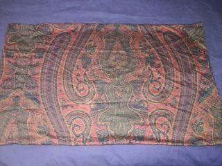 2 Rare Ralph Lauren Greycliff Paisley Sateen Standard Pillow Cases 3