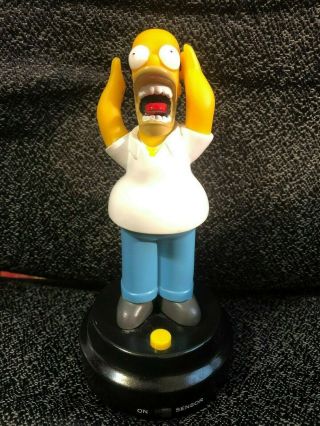 Rare Gemmy 2004 Homer Simpson Talking Figurine