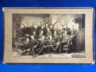 (g) Large Old Photograph - Group Of Men Vintage & Rare