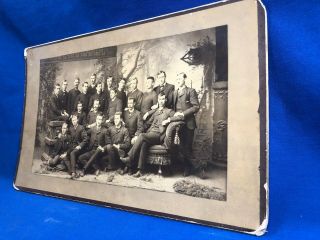(G) Large Old Photograph - Group of Men VINTAGE & RARE 3