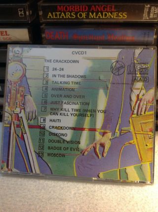 Cabaret Voltaire The Crackdown Rare Experimental Electronic Cd Virgin 1985 3
