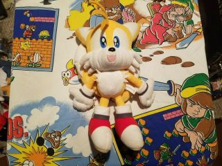 Ultra Rare 1999 Sega Prize Sonic Adventure 1 Sa1 Tails Plush Toy Doll Figure Usa