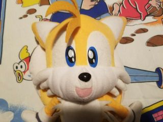 ULTRA RARE 1999 SEGA Prize Sonic Adventure 1 SA1 Tails Plush Toy Doll Figure USA 2