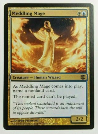 Meddling Mage 1x Mtg Magic The Gathering Alara Reborn Sp