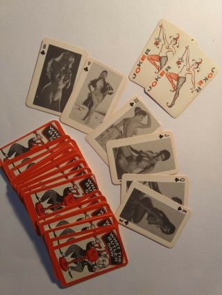 Very Rare Vintage Adult,  Erotic Playing Cards,  1940/1950 
