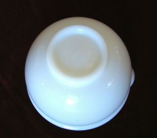 Vintage Rare Glasbake Sunbeam Milk Glass Batter Bowl Marked 3
