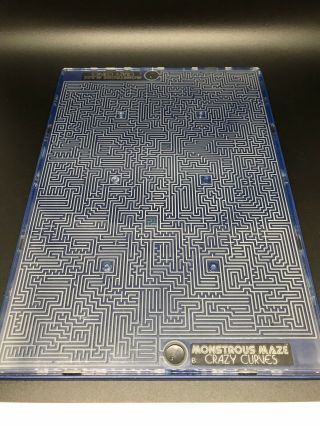 Rare Tomy Monstrous Maze Crazy Curves Vintage Handheld Game.