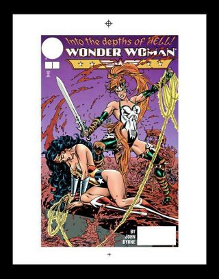Jose Luis Garcia - Lopez Wonder Woman 124 Rare Production Art Cover