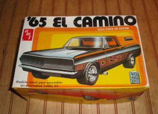 1965 ’65 Chevy El Camino Street Rods Vintage Amt 1:25 Model Kit T250 Complete