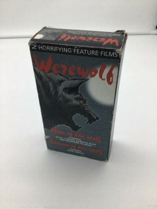 Rare Scream Of The Wolf - Moon Of The Wolf 2 (vhs) Simitar Video Horror Boxset