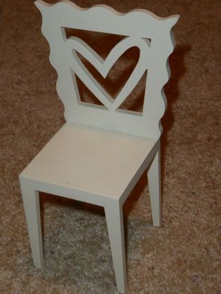 Rare Retired 1994 Margaret Furlong Decorative Chair Heart Design 9 "
