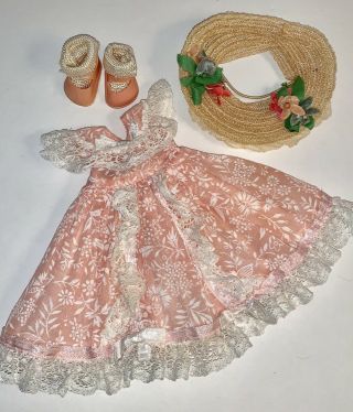 Vintage Vogue Ginny Doll Dress & Hat Bridesmaid My First Corsage Tagged Medford
