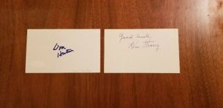 Rare Don Hutson Signed Auto Index 1930s Green Bay Packers Hall Of Fame