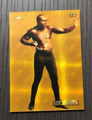 Future Stock Jack Johnson Limited Edition One Of 1/1 Ssp Rare Refractor Prizm
