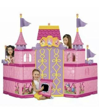 Mega Bloks Bloc Disney Princess Castle Very Large - Jumbo Blocks Very Rare