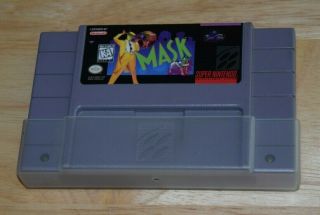 The Mask - Nintendo - Authentic Snes Game Cartridge - - Rare