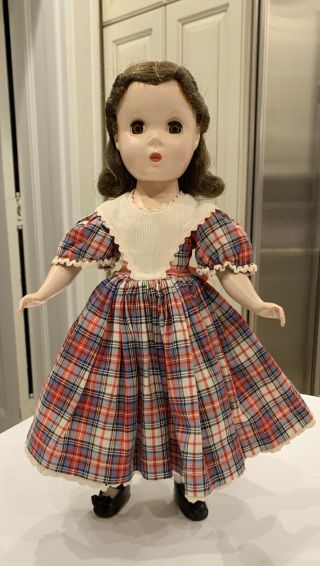 Vintage Madame Alexander Hard Plastic Doll Little Women Beth