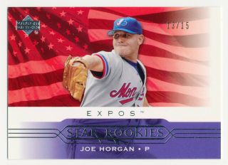 2005 Upper Deck American Flag Parallel Joe Horgan Rare Montreal Expos Rc Sp /15