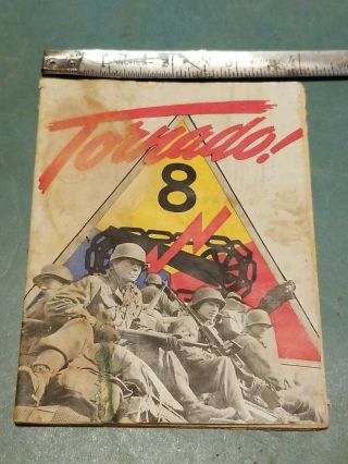 Incrediblely Rare Tornado Story Of The 8th Armored Division Softcover Book