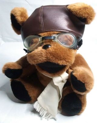 Grateful Dead Steven Smith Aviator Pilot Teddy Bear 12 " Plush Stuffed Toy - Rare
