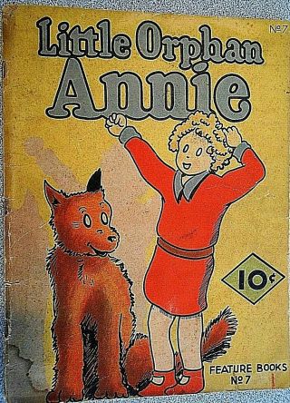 FEATURE BOOK 7 1937 1st COMIC BOOK Little Orphan Annie LISTED AS RARE in GUIDE 2