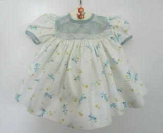Vintage Doll Dress For 13.  5 " Tiny Tears Pls Read