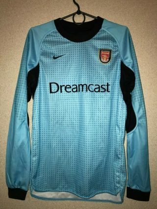 Vintage Nike Arsenal Goalkeeper Shirt Football Jersey Trikot Rare 2000 - 2001 Yxl