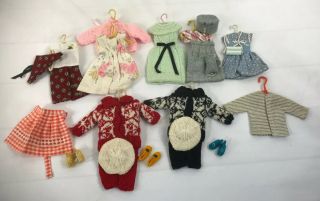 Vintage Handmade Barbie Clothes Outfits With Accessories