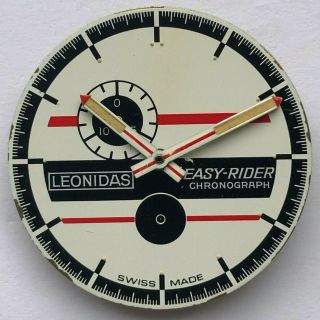 Vintage Leonidas Easy - Rider Chronograph Movement Dial And Hands - Good