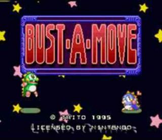Bust A Move - Fun Rare Snes Nintendo Game