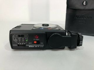 RARE Vtg NIKON SB - 15 Speedlight Shoe Mount SLR Film Camera Flash Attachment 3