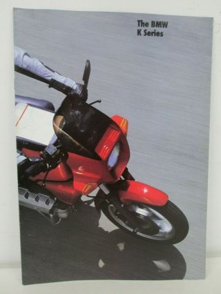 Vintage 1986 Bmw K Series Motorcycle Dealer Sales Brochure