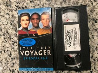 Star Trek Voyager Episodes 1 & 2 Rare Full Length Promotional Screener Vhs