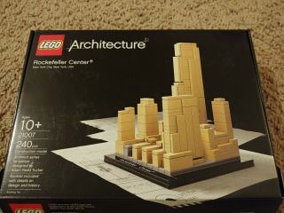 Lego Architecture Rockefeller Center (21007) Complete Set Rare Hard To Find