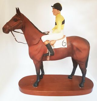 Beswick Horse Racehorse Arkle Jockey Pat Taaffe Up No 2084 Rare