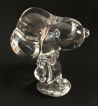 Snoopy Peanuts Charlie Brown Marquis by Waterford RARE 4.  25 