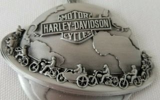 Harley - Davidson 2003 Limited Edition 100th Anniversary Pewter Ornament USA RARE 3