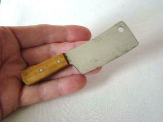 Vintage Salesman Sample Or Dollhouse Toy 4 " Kitchen Butcher Knife