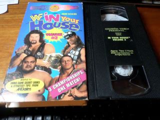 Wwf In Your House 2 1995 Vhs Wwe Wrestling Rare,  Oop
