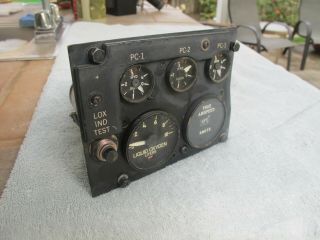 Ltv A - 7 Corsair Ii Cockpit Instrument Panel - Rare & Hard To Find