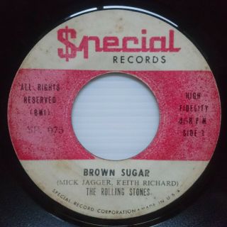 The Rolling Stones - Brown Sugar Ep 7 " 45 - Mega Rare Thai Pressing - Beatles