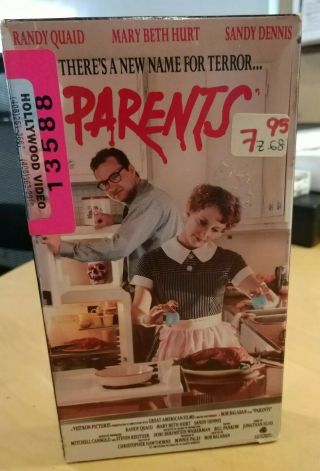 Parents - Vhs Horror - Vestron Video - Rare - 1989 - See Photos - Plays Great