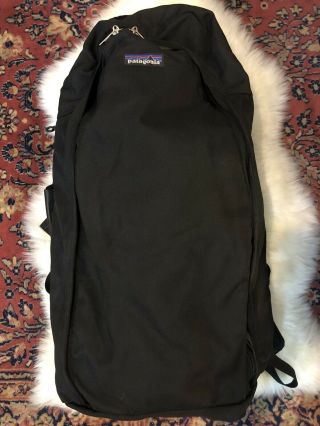 Patagonia Black Duffel And Backpack Large Travel Bag Luggage Rare Bag