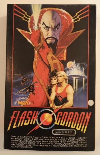 Flash Gordon (1980) Betamax Tape Rare (music By Queen) Sam J.  Jones (beta)
